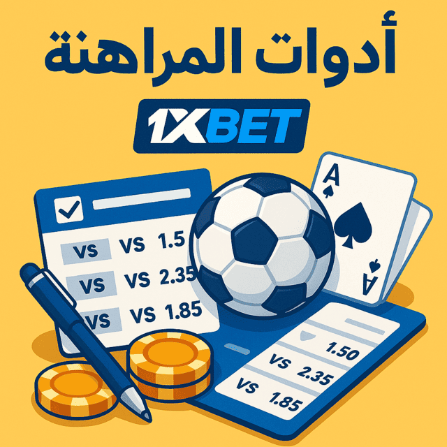 أدوات المراهنة 1XBET