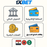 طرق السحب والايداع لوكلاء 1xbet