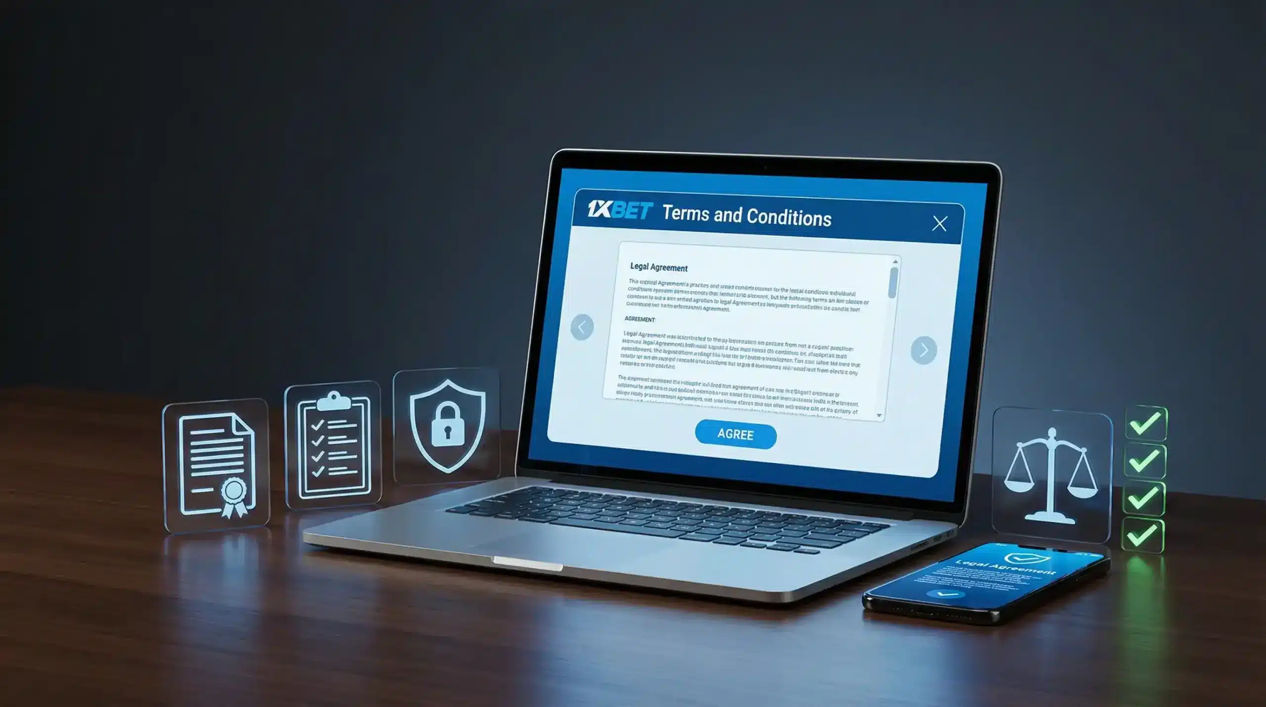 صورة توضيحية للأحكام والشروط