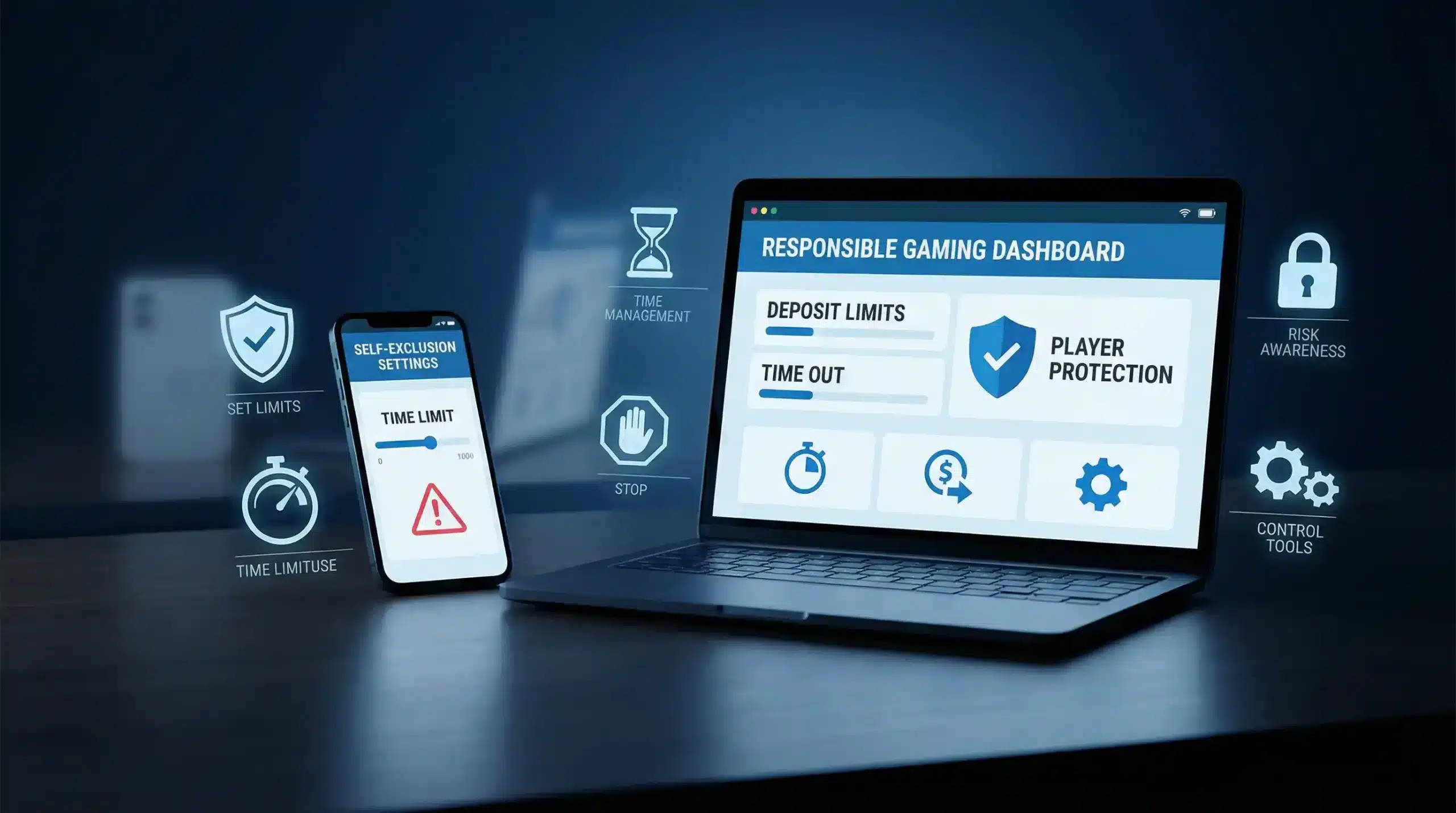 صورة توضيحية لمبادئ الألعاب المسؤولة